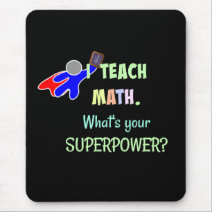 Mathelehrer, Superheld Mousepad