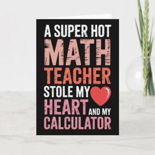 Mathelehrer Valentinstag Herzgleichung Algebra Karte
