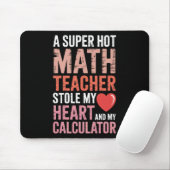 Mathelehrer Valentinstag Herzgleichung Algebra Mousepad (Mit Mouse)