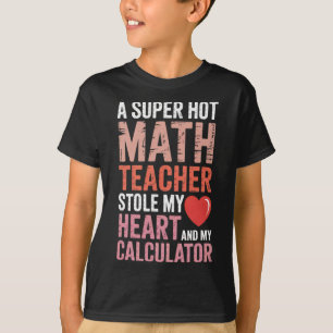 Mathelehrer Valentinstag Herzgleichung Algebra T-Shirt