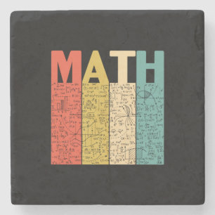 Mathelehrer Vintage-Mathematik-Definition Steinuntersetzer