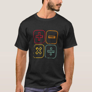 Mathelehrer Zurück zur Schule 100 Tage Schule T-Shirt