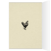 Mathemachicken Funny Math Chicken Joke Card (Innen (Links))