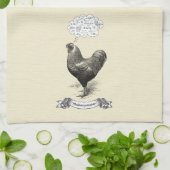 Mathemachicken Funny Math Chicken Pun Joke Geschirrtuch (Gefaltet)