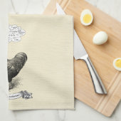 Mathemachicken Funny Math Chicken Pun Joke Geschirrtuch (Viertel Falte)