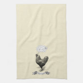 Mathemachicken Funny Math Chicken Pun Joke Geschirrtuch (Vertikal)