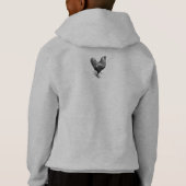 Mathemachicken Funny Math Chicken Pun Joke Hoodie (Rückseite)