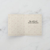 Mathemachicken Funny Math Chicken Pun Joke Karte (Innenseite)