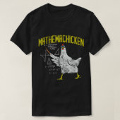 Mathemachicken Mathe Nerd Algebra Lehrerin Hühner T-Shirt (Design vorne)
