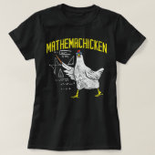 Mathemachicken Mathe Nerd Algebra Lehrerin Hühner T-Shirt (Design vorne)