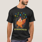 Mathemachicken Teacher Math Lovers Funny Chicken T-Shirt (Vorderseite)