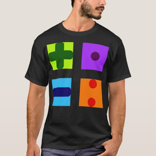 mathematic symbols mathematics maths teacher best  T-Shirt (Vorderseite)