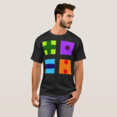 mathematic symbols mathematics maths teacher best  T-Shirt (Vorne ganz)