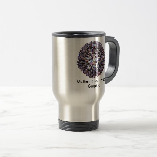 Mathematica - Kabai Grafiken Reisebecher (VorderseiteRechts)