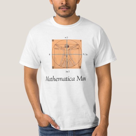 Mathematica Mann T-Shirt (Vorderseite)