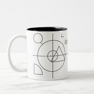 Mathematical Elegance Zweifarbige Tasse