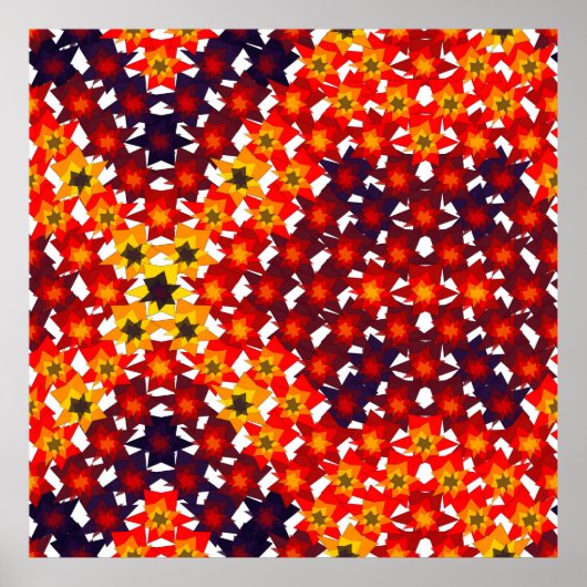 Mathematical Floral Pattern  Poster (Vorne)