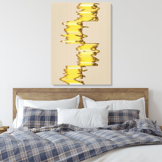 Mathematically Aligned Sculpture  Leinwanddruck (Insitu (Schlafzimmer))