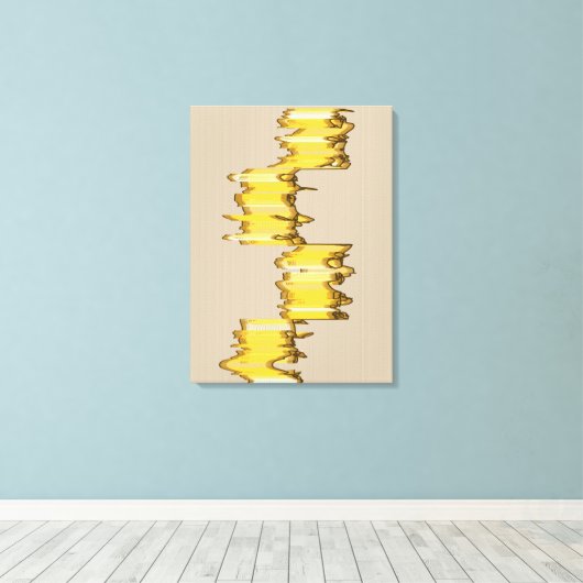 Mathematically Aligned Sculpture Leinwanddruck (Insitu (Holzboden))