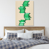 Mathematically Aligned Sculpture Leinwanddruck (Insitu (Schlafzimmer))