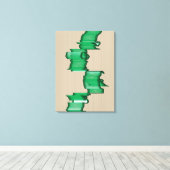 Mathematically Aligned Sculpture Leinwanddruck (Insitu (Holzboden))