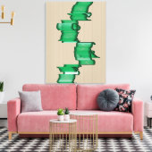 Mathematically Aligned Sculpture Leinwanddruck (Insitu (Wohnzimmer))