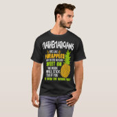 Mathematicians Are Like Pineapples - Funny Work T-Shirt (Vorne ganz)