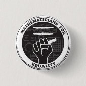 Mathematicians for Equality Button (Vorderseite)