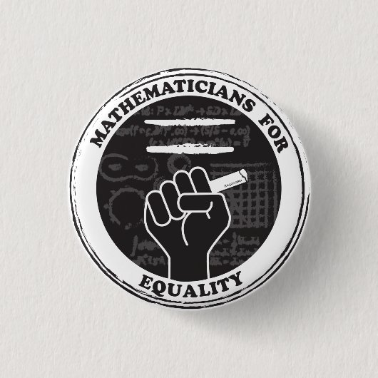 Mathematicians for Equality Button (Vorderseite)