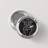 Mathematicians for Solidarity Button (Vorne & Hinten)