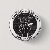 Mathematicians for Solidarity Button (Vorderseite)