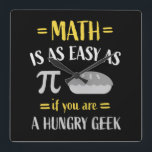 mathematicians Math Teachers Students Professors  Quadratische Wanduhr<br><div class="desc">International Day of Mathematics . The International Day of Mathematics is 14 March. It is also known as the Pi Day,  because the mathematical constant π can be rounded up to 3.14.  Perfect for any math geek any day of the year.</div>
