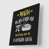  mathematicians Math Teachers Students Professors  Quadratische Wanduhr (Winkel)