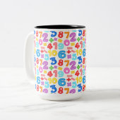 MATHEMATICS AND NUMERICAL OPERATIONS ZWEIFARBIGE TASSE (Vorderseite Links)