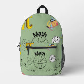 Mathematics Bedruckter Rucksack (Vorderseite)