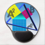 Mathematics, colorful design gel mousepad<br><div class="desc">Mathematics,  colorful design</div>
