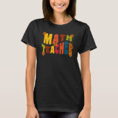 Mathematics Equation Back To School Retro Math Tea T-Shirt (Vorderseite)