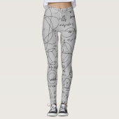 Mathematics Geometry Formel Euclidean Gleichung Leggings (Vorderseite)