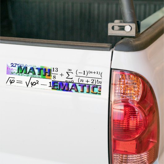 "Mathematics-GOTTA LIEBE IT!" Autoaufkleber (Auf Lkw)