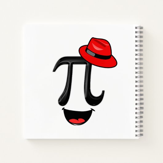 Mathematics Smile Symbol 14 Happy März Numbers Pi Notizblock (Rückseite)