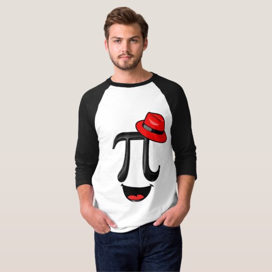 Mathematics Smile Symbol 14 Happy März Numbers Pi T-Shirt (Vorne ganz)