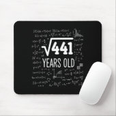 Mathematics Square Root 441 Years Old, Clever Math Mousepad (Mit Mouse)