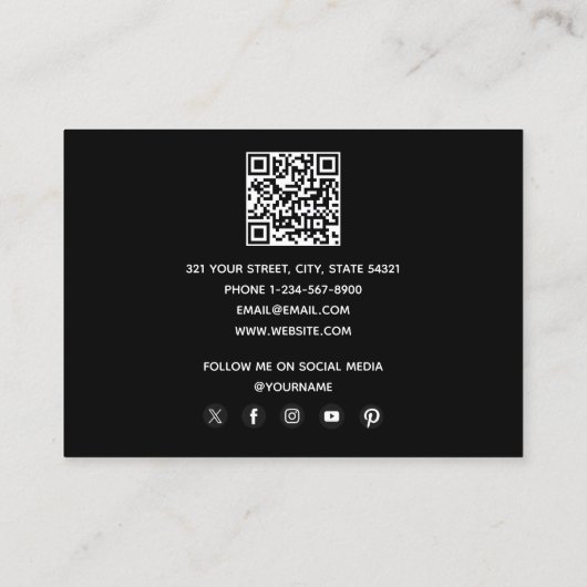 Mathematics Teacher Tutor Equations Math Formulas Visitenkarte (Rückseite)