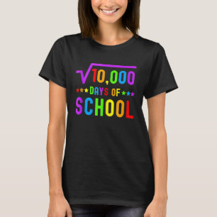 Mathematik 100 Tage Mathematiklehrer 100 Tage T-Shirt