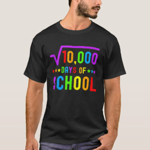 Mathematik 100 Tage Mathematiklehrer 100 Tage T-Shirt