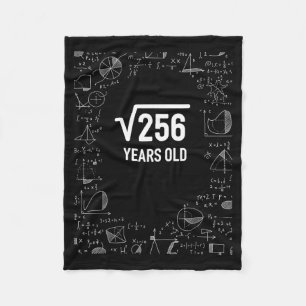 Mathematik 256 Jahre alt, Lustiger Mathematik-Gebu Fleecedecke