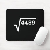 Mathematik 4489, Perfekter Quadratischer Mathemati Mousepad (Mit Mouse)