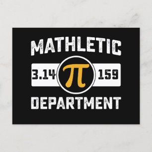 Mathematik-Abteilung Pi-Tag Mathematik Vintage Postkarte