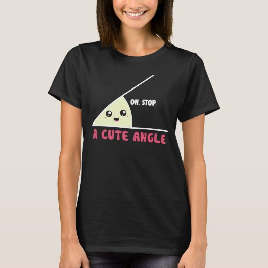 Mathematik Acute Angle Math Puns Arithmetic Study T-Shirt (Vorderseite)