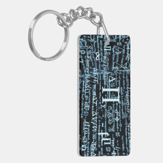 Mathematik Algebra Design Schlüsselanhänger (Vorderseite links)